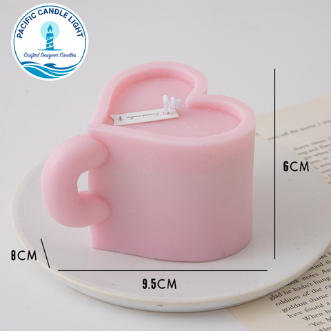 Cup Heart Candle