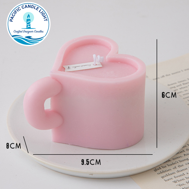 Cup Heart Candle