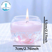 Floating Flower scented Candle