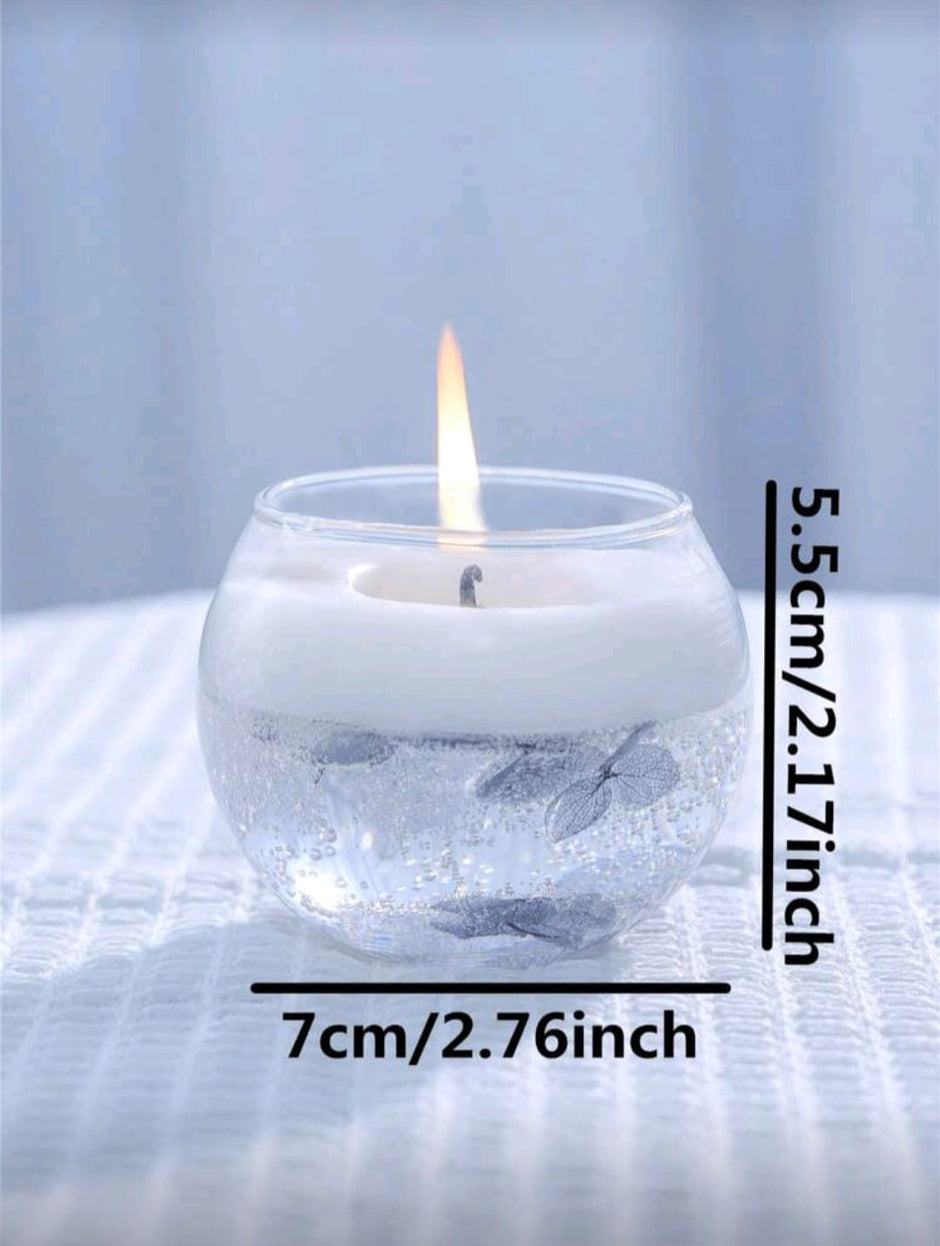 Floating Flower scented Candle