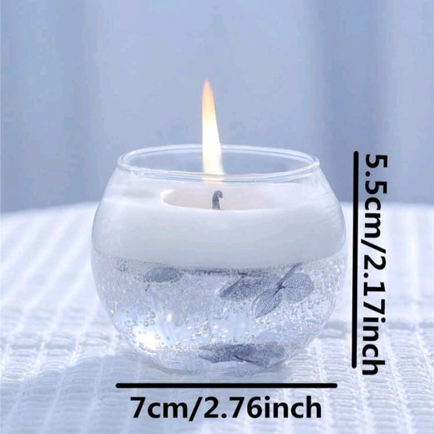 Floating Flower scented Candle
