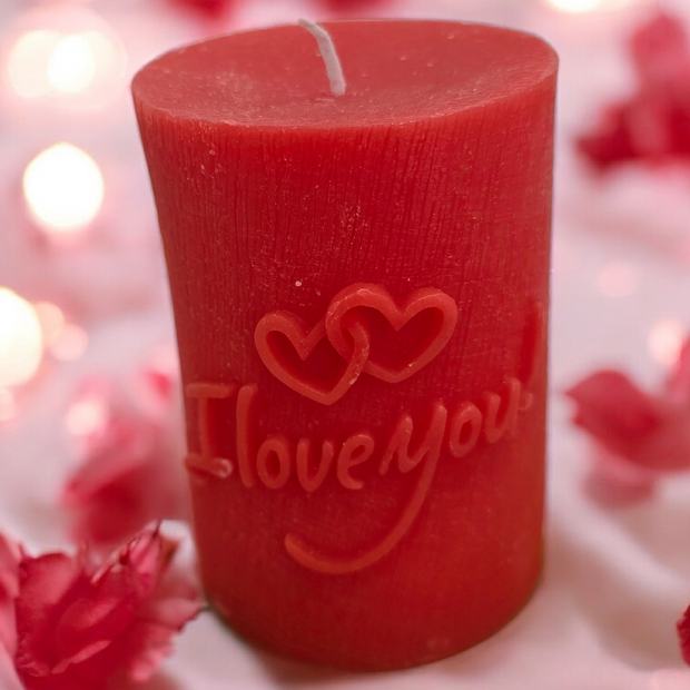 I Love You Candle