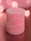 I Love You Candle
