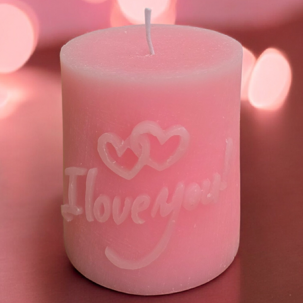 I Love You Candle