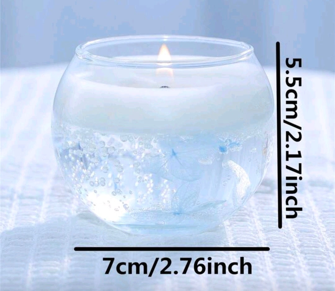 Floating Flower scented Candle