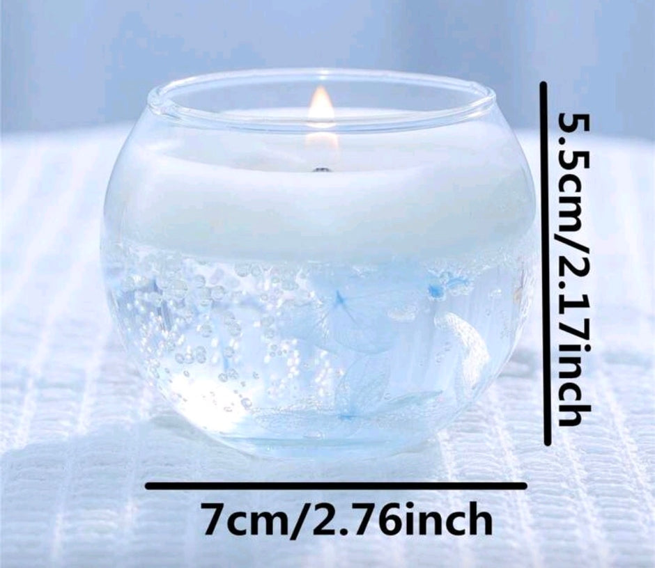 Floating Flower scented Candle