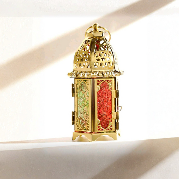 Golden Glass Lantern
