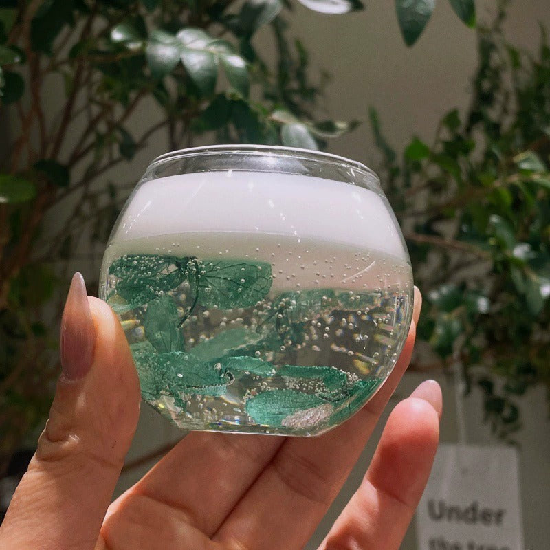 Floating Flower scented Candle
